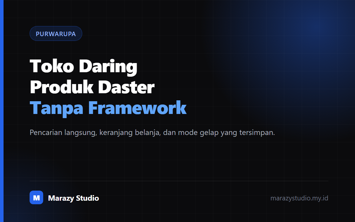Purwarupa Toko Daring Produk Daster